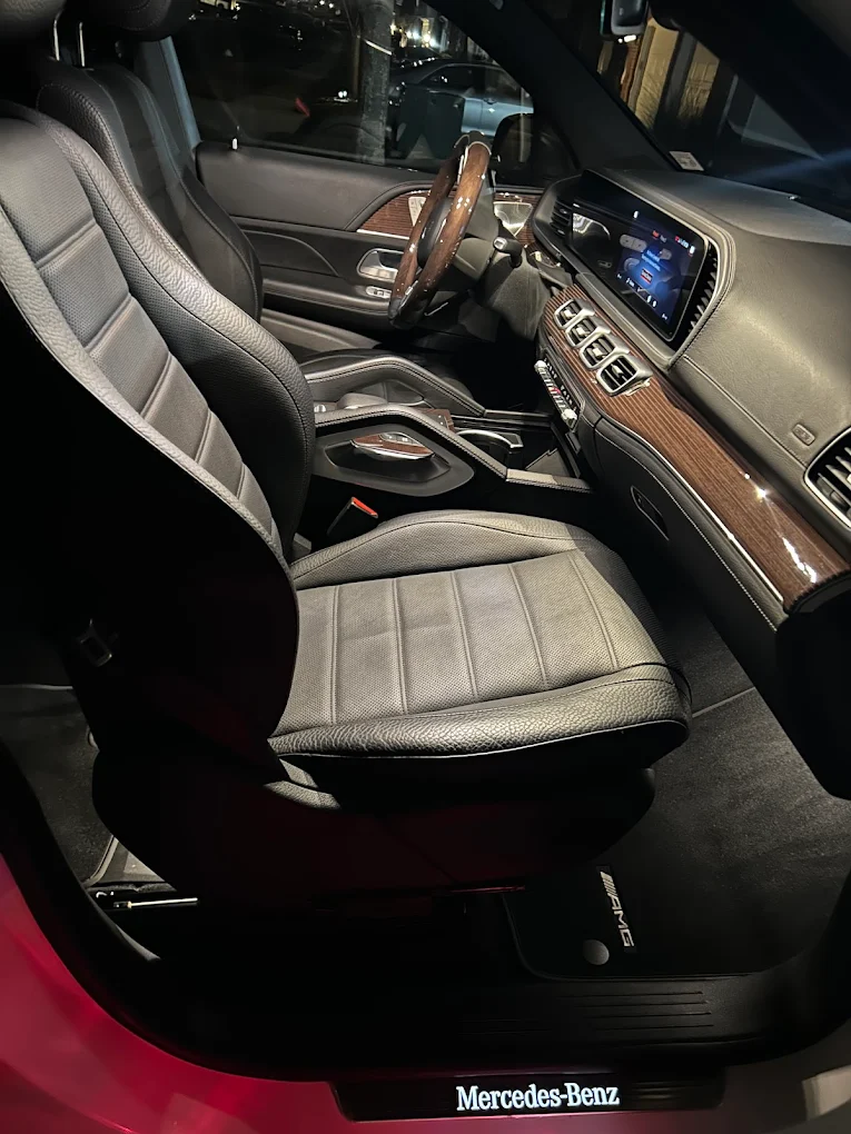 Mercedes-AMG GLE interior after detailing