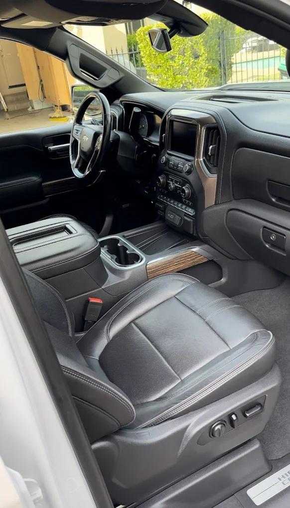 Detailed Chevy Silverado interior